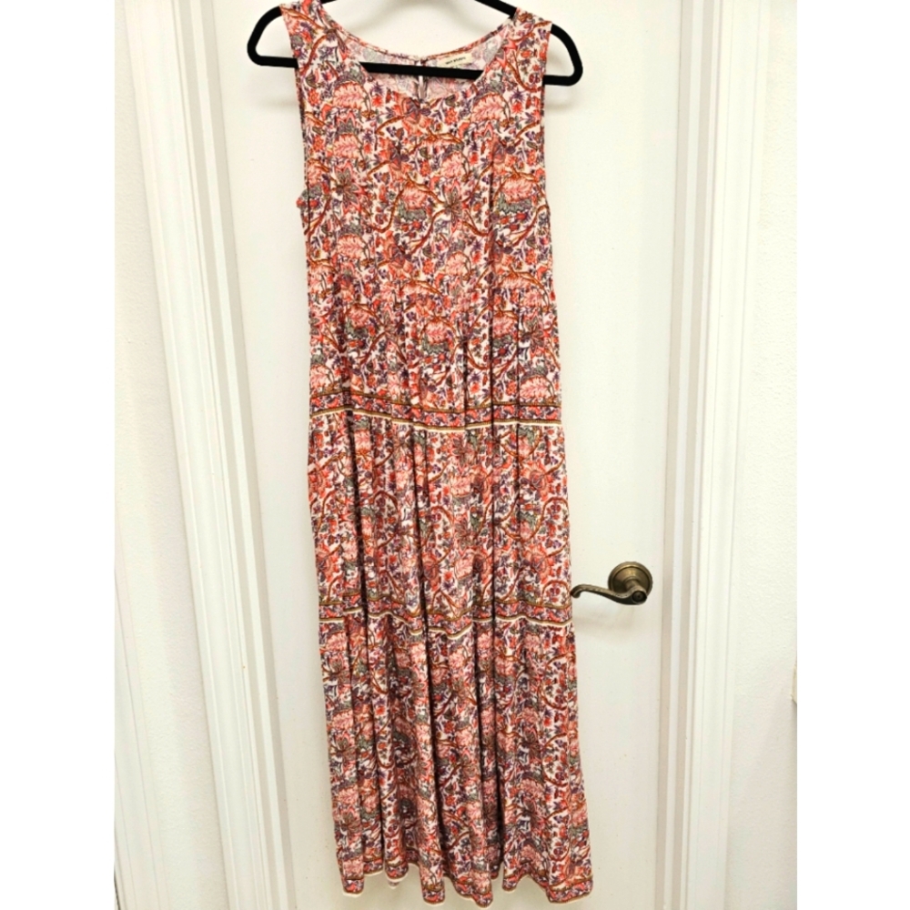 Max Studio Sleeveless Tiered Maxi Dress